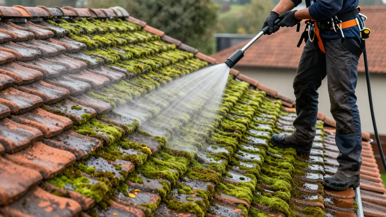 Démoussage toiture : prix et techniques 2026