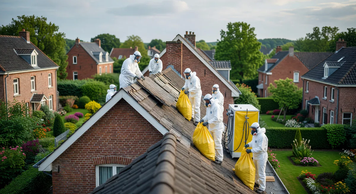 Enlèvement de l'amiante