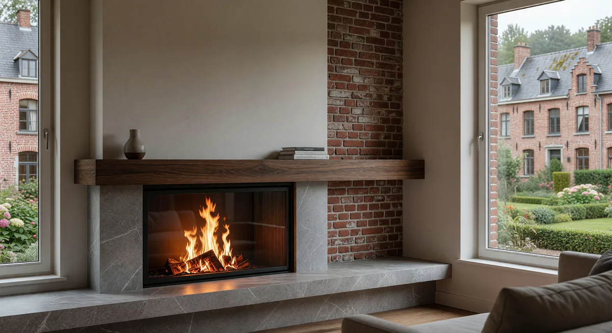 Foyer encastrable / poêle à bois