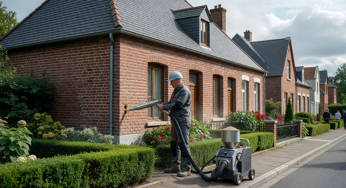 Isolation murs creux