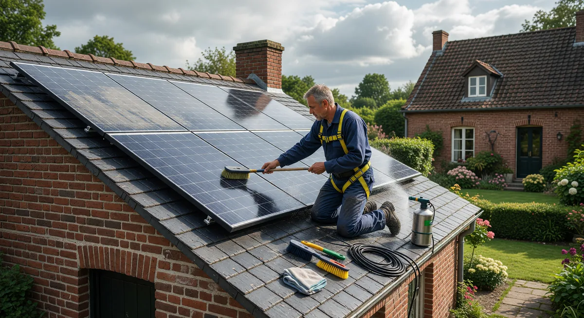 Nettoyage panneaux solaires