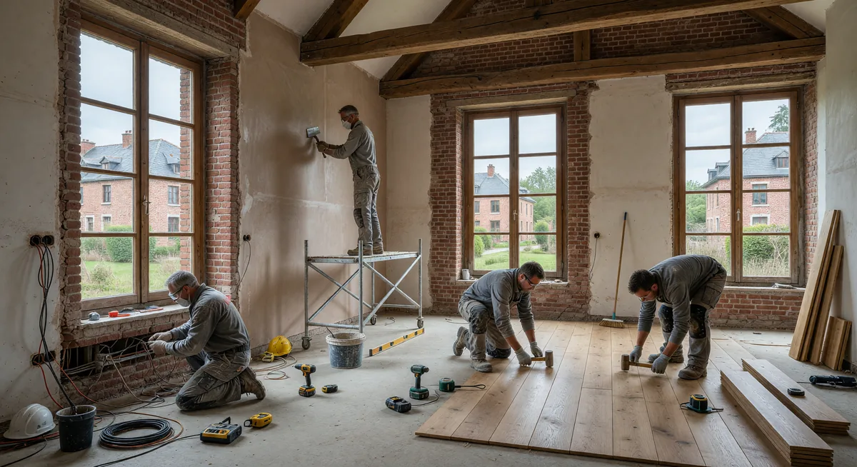 Rénovation maison Belgique : prix moyens et aides en Wallonie en 2026