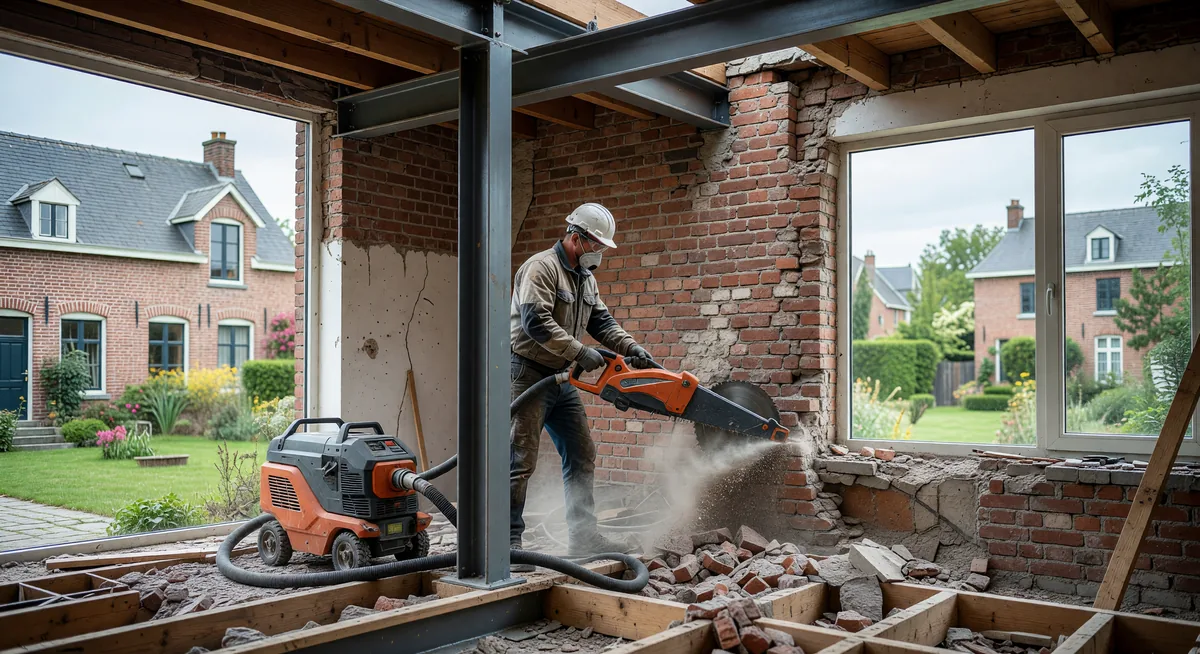 Travaux de démolition